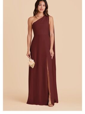 Mellissa Bridesmaid Dress - Cabernet - Birdy Grey